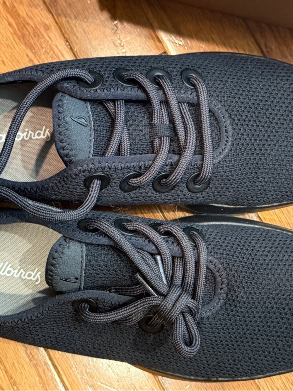 allbirds Women’s Black Knit Lace-Up Sneakers